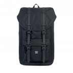 Rucksack Little America Aspect Volumen 23 Liter Black, Farbe: schwarz, Marke: Herschel, EAN: 0828432121496, Abmessungen in cm: 28x50x17, Bild 1 von 4