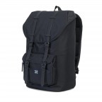 Rucksack Little America Aspect Volumen 23 Liter Black, Farbe: schwarz, Marke: Herschel, EAN: 0828432121496, Abmessungen in cm: 28x50x17, Bild 2 von 4