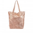 Shopper Athena Rose Metallic, Farbe: rosa/pink, metallic, Marke: Hausfelder Manufaktur, Abmessungen in cm: 28x38x14, Bild 1 von 5