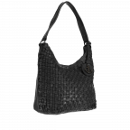 Beuteltasche Soft-Weaving Mila B3.6306 Dark Ash, Farbe: anthrazit, Marke: Harbour 2nd, EAN: 4046478028081, Abmessungen in cm: 33x25x12, Bild 2 von 5