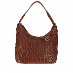 Beuteltasche Soft-Weaving Mila B3.6306 Charming Cognac, Farbe: cognac, Marke: Harbour 2nd, EAN: 4046478028098, Abmessungen in cm: 33x25x12, Bild 1 von 4