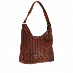 Beuteltasche Soft-Weaving Mila B3.6306 Charming Cognac, Farbe: cognac, Marke: Harbour 2nd, EAN: 4046478028098, Abmessungen in cm: 33x25x12, Bild 2 von 4