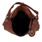 Beuteltasche Soft-Weaving Mila B3.6306 Charming Cognac, Farbe: cognac, Marke: Harbour 2nd, EAN: 4046478028098, Abmessungen in cm: 33x25x12, Bild 4 von 4