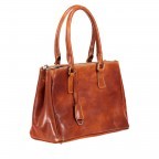 Shopper Toscana Cognac, Farbe: cognac, Marke: Hausfelder Manufaktur, EAN: 4065646000544, Abmessungen in cm: 37x25x16, Bild 2 von 7