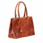 Shopper Toscana Cognac, Farbe: cognac, Marke: Hausfelder Manufaktur, EAN: 4065646000544, Abmessungen in cm: 37x25x16, Bild 2 von 7