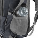 Rucksack Mountain Blau, Farbe: blau/petrol, Marke: Loubs, Abmessungen in cm: 28x46x21, Bild 4 von 4