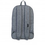 Rucksack Pop Quiz Volumen 20 Liter Raven Crosshatch, Farbe: schwarz, Marke: Herschel, Abmessungen in cm: 30x44x15, Bild 4 von 4