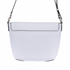 Umhängetasche Bobbi White Black, Farbe: weiß, Marke: Guess, Abmessungen in cm: 27x24x13, Bild 4 von 5