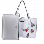 Shopper Bobbi Bag in Bag White Black, Farbe: schwarz, weiß, Marke: Guess, Abmessungen in cm: 35.5x28x13, Bild 6 von 6