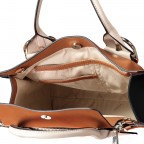 Handtasche Mooney Girlfriend Cognac Multi, Farbe: cognac, Marke: Guess, Abmessungen in cm: 37x27x14, Bild 4 von 6