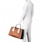 Handtasche Mooney Girlfriend Cognac Multi, Farbe: cognac, Marke: Guess, Abmessungen in cm: 37x27x14, Bild 6 von 6