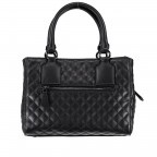 Handtasche Stassie Girlfriend Black, Farbe: schwarz, Marke: Guess, Abmessungen in cm: 25.5x20x12.5, Bild 5 von 6