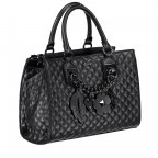 Handtasche Stassie Girlfriend Black, Farbe: schwarz, Marke: Guess, Abmessungen in cm: 31x22x14, Bild 2 von 6