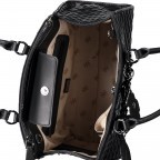Handtasche Stassie Girlfriend Black, Farbe: schwarz, Marke: Guess, Abmessungen in cm: 31x22x14, Bild 4 von 6