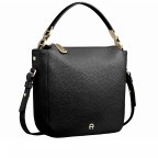 Umhängetasche Roma S 132-016 Black, Farbe: schwarz, Marke: AIGNER, EAN: 4055539225437, Abmessungen in cm: 20.5x21x7, Bild 2 von 4