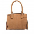 Shopper Smooth Velvet Boxy Cognac, Farbe: cognac, Marke: FredsBruder, Abmessungen in cm: 32x26.5x15, Bild 1 von 6