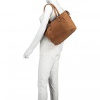 Shopper Smoothy Cognac, Farbe: cognac, Marke: FredsBruder, EAN: 4250813584396, Abmessungen in cm: 31x26x16, Bild 6 von 6