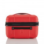 Kosmetikkoffer Rot, Farbe: rot/weinrot, Marke: Travelite, Abmessungen in cm: 36x27x20, Bild 4 von 5