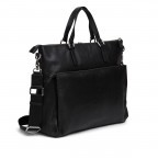 Handtasche Napoli Sasha Black, Farbe: schwarz, Marke: Adax, EAN: 5705483195810, Bild 2 von 3