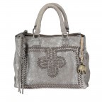 Handtasche Valente 317-7265 Silver, Farbe: metallic, Marke: Anokhi, Abmessungen in cm: 32x25x15, Bild 1 von 5
