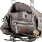 Handtasche Valente 317-7265 Silver, Farbe: metallic, Marke: Anokhi, Abmessungen in cm: 32x25x15, Bild 4 von 5