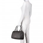 Handtasche Winter Lily Piombo, Farbe: grau, Marke: Valentino Bags, Abmessungen in cm: 30x23.5x17, Bild 3 von 7