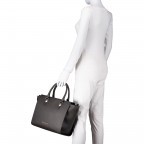 Handtasche Winter Lily Nero, Farbe: schwarz, Marke: Valentino Bags, Abmessungen in cm: 31.5x28x14, Bild 5 von 5