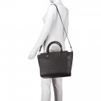 Handtasche Winter Lily Piombo, Farbe: grau, Marke: Valentino Bags, Abmessungen in cm: 31.5x28x14, Bild 3 von 6