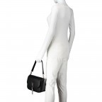 Umhängetasche Divina Nero, Farbe: schwarz, Marke: Valentino Bags, Abmessungen in cm: 22x18x9, Bild 6 von 7