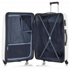 Koffer Uptown 75 cm Weiß, Farbe: weiß, Marke: Travelite, Abmessungen in cm: 52x75x31, Bild 3 von 3