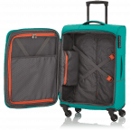 Koffer Solaris 54 cm Türkis Orange, Farbe: grün/oliv, Marke: Travelite, Abmessungen in cm: 36x54x22, Bild 5 von 6