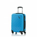 Koffer Quick 55 cm Blau, Farbe: blau/petrol, Marke: Travelite, Abmessungen in cm: 36x55x21, Bild 2 von 3
