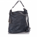 Beuteltasche LB-03 Blau, Farbe: blau/petrol, Marke: Lichtblau, Abmessungen in cm: 46x36x18, Bild 2 von 4