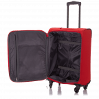 Koffer Paklite 65 cm Rot Pink, Farbe: rot/weinrot, Marke: Travelite, Abmessungen in cm: 40x65x24, Bild 3 von 3