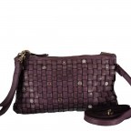 Umhängetasche / Clutch Soft-Weaving Lillen B3.4795 Pure Purple, Farbe: rot/weinrot, Marke: Harbour 2nd, EAN: 4046478028586, Abmessungen in cm: 23x13x2, Bild 1 von 7