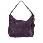 Beuteltasche Soft-Weaving Mila B3.6306 Pure Purple, Farbe: rot/weinrot, Marke: Harbour 2nd, EAN: 4046478028746, Abmessungen in cm: 33x25x12, Bild 1 von 3