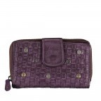 Geldbörse Soft-Weaving Lucinda B3.0647 Pure Purple, Farbe: rot/weinrot, Marke: Harbour 2nd, EAN: 4046478028876, Abmessungen in cm: 16x10x3, Bild 1 von 4