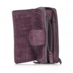 Geldbörse Soft-Weaving Lucinda B3.0647 Pure Purple, Farbe: rot/weinrot, Marke: Harbour 2nd, EAN: 4046478028876, Abmessungen in cm: 16x10x3, Bild 3 von 4