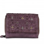 Geldbörse Soft-Weaving Yvonne B3.0883 Pure Purple, Farbe: rot/weinrot, Marke: Harbour 2nd, EAN: 4046478028890, Abmessungen in cm: 14x11x4, Bild 1 von 4