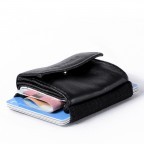 Geldbörse Push 2.0 Mini Night Guard, Farbe: schwarz, Marke: Space Wallet, Abmessungen in cm: 6.5x6x2, Bild 2 von 3