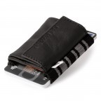 Geldbörse Push 2.0 Mini Business Black, Farbe: anthrazit, Marke: Space Wallet, Abmessungen in cm: 6.5x6x2, Bild 1 von 3