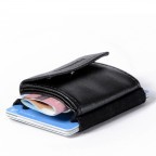 Geldbörse Push 2.0 Night Guard, Farbe: schwarz, Marke: Space Wallet, Abmessungen in cm: 6.5x6x2, Bild 2 von 3