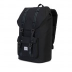 Rucksack Little America Volumen 23 Liter Black Dark Shadow, Farbe: schwarz, Marke: Herschel, EAN: 0828432135134, Abmessungen in cm: 28x50x17, Bild 2 von 4