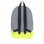 Rucksack Packable Daypack faltbar Silver Neon Yellow Reflective, Farbe: grau, Marke: Herschel, EAN: 0828432136308, Abmessungen in cm: 32x45x14, Bild 3 von 5