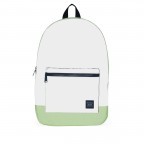 Rucksack Packable Daypack faltbar Silver Neon Yellow Reflective, Farbe: grau, Marke: Herschel, EAN: 0828432136308, Abmessungen in cm: 32x45x14, Bild 4 von 5