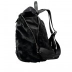 Rucksack Fay Kunstfell Black, Farbe: schwarz, Marke: Bogner, Abmessungen in cm: 27x31x14, Bild 7 von 8