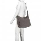 Beuteltasche Nelly Velvet Slate, Farbe: grau, Marke: Bogner, EAN: 4051531363054, Abmessungen in cm: 33x33x14.5, Bild 3 von 6