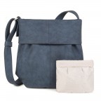 Umhängetasche Mademoiselle M10 Nubuk Blue, Farbe: blau/petrol, Marke: Zwei, EAN: 4250257911703, Abmessungen in cm: 30x31x8, Bild 6 von 6