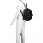 Rucksack mit Nietenbesatz Schwarz, Farbe: schwarz, Marke: Replay, Abmessungen in cm: 25x33x12.5, Bild 4 von 7