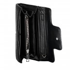 Portemonnaie mit Zierkette Schwarz, Farbe: schwarz, Marke: Replay, Abmessungen in cm: 19x9x2, Bild 3 von 4